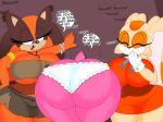 3_girls 3barts 3girls aged_up amy_rose anthro ass_bigger_than_body ass_bigger_than_head badger big_ass big_breasts breasts_bigger_than_body breasts_bigger_than_head breasts_bigger_than_torso cream_the_rabbit dat_ass female_only furry hedgehog hourglass_figure huge_ass huge_breasts hyper_ass hyper_breasts immobile multiple_girls panties rabbit sega sonic_boom sonic_the_hedgehog_(series) sticks_the_jungle_badger tagme teen through_wall underwear white_panties white_underwear yuri