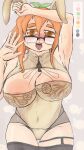 1girl ahe_gao big_breasts breasts breasts_bigger_than_head female_focus female_only happy light-skinned_female light_skin lirinvt magical_girl mcmelga nude nude_female orange_eyes orange_hair simple_background thick_thighs thighs twitch twitter virtual_youtuber wizard youtube youtube_hispanic youtuber