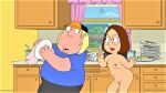  breasts chris_griffin erect_nipples family_guy glasses meg_griffin nude shaved_pussy thighs 