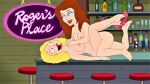  american_dad ass breasts erect_nipples francine_smith high_heels lesbian_sex scissoring thighs yuri 