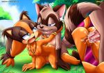  archie_comics bbmbbf breasts cum cum_in_pussy cum_inside doggy_position mobius_unleashed palcomix radix sega sonic_*(series) sonic_boom sonic_the_hedgehog_(series) sticks_the_jungle_badger 