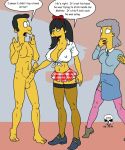  helen_lovejoy jessica_lovejoy stockings the_fear the_simpsons timothy_lovejoy yellow_skin 