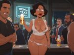  ai_generated beer donna_tubbs drunk family_guy nipples nipples_visible_through_clothing short_hair the_cleveland_show visible_nipples 