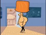 1girl 2024 ass ass boots cartoon_network debbie_turnbull edit female_only orange_hair robotboy screencap sideboob