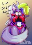  1girl 1girl animatronic anthro big_breasts five_nights_at_freddy&#039;s five_nights_at_freddy&#039;s:_security_breach furry roxanne_wolf_(fnaf) solraticart tagme thick_thighs wolf 