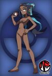 dark-skinned_female nessa_(pokemon) nude nude_female nudefilterguy pokemon