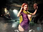  ass daphne_blake dress erect_nipples one_breast_out scooby-doo thighs 