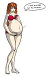asuka_langley_souryuu female narodii_(artist) neon_genesis_evangelion pregnant pregnant_belly pregnant_female