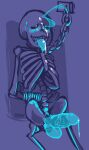 1boy 2010s 2015 2d 2d_(artwork) animated_skeleton artist_name bad_id bad_tumblr_id balls blue_background blue_blush blue_eye blue_penis blue_testicles blue_tongue blush bottom_sans bound_arms bound_wrists chain chain_leash chains collar cowboy_shot digital_media_(artwork) drooling ectopenis ectotongue glowing_eye inactive_account male male_only malesub monster naked noxiousaberration nude penis sans sans_(undertale) simple_background skeleton solo solo_male submissive submissive_male sweat testicles tied_up tied_wrists tongue tongue_out tumblr uke_sans undead undertale undertale_(series) video_game_character video_games