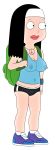 american_dad breasts erect_nipples hayley_smith see-through shorts thighs transparent_background