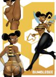 1girl ass athletic athletic_female big_ass big_breasts black_hair breasts brown_body brown_eyes brown_skin bumblebee bust clothed curvaceous curvy curvy_female curvy_figure dark-skinned_female dark_skin dat_ass dc_comics digital_media_(artwork) earrings eyebrows eyelashes eyes fat_ass female_focus female_only female_pubic_hair fit fit_female flying g-string goggles hair hand_on_hip high_heels hips hourglass_figure huge_ass huge_breasts human karen_beecher large_ass legs legwear lips lipstick navel nipples older older_female one_leg_up panties pants pubic_hair see-through see-through_panties skin_tight striped_panties striped_topwear striped_underwear teen_titans thick thick_ass thick_legs thick_thighs thighs thong tight_clothing tight_pants top_heavy topless topwear underwear upper_body vnsimp voluptuous waist wide_hips wings young_adult young_adult_female young_adult_woman