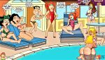  american_dad ass bonnie_swanson breasts cameltoe crossover erect_nipples family_guy francine_smith glasses glenn_quagmire lois_griffin meg_griffin normal9648 spread_legs swimsuit thighs 