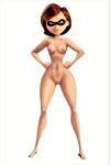 breasts erect_nipples hands_on_hips helen_parr mask nude shaved_pussy the_incredibles thighs 