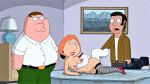  ass breasts brian_griffin erect_nipples family_guy fishnets lois_griffin nude peter_griffin thighs 