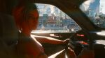  car cyberpunk_2077 driving driving_naked judy_alvarez naked night_city nude nude_female vehicle vehicle_interior 