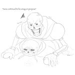 1:1 1:1_aspect_ratio 2020s 2021 2d 2d_(artwork) abosinsin anger_vein angry animated_skeleton bad_id bad_twitter_id blush bottom_sans brother brother/brother brother_and_brother brothers digital_media_(artwork) duo english_text fontcest from_behind grabbing_hand grabbing_hands hand_on_hand hands_grab imminent_sex implied_sex inactive_account incest male male/male male_only monochrome monster papyrus papyrus_(font) papyrus_(undertale) papysans sans sans_(undertale) seme_papyrus skeleton sweat sweating text thought_bubble top_papyrus uke_sans undead undertale undertale_(series) video_game_character video_games yaoi