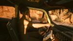  car cyberpunk_2077 driving driving_car nude nude nude_female panam_palmer vehicle vehicle_interior 