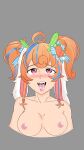  big_breasts breasts bunny bunny_gif bunny_girl bunnyayumi carrot cum cum_on_face cum_on_tongue embarrassed excited looking_at_viewer orange_hair streamer tongue_out twitter 