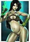  ass bottomless bra breasts cum cum_on_face gloves kim_possible no_panties shaved_pussy shego thighs 