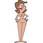  1girl breasts female_only nude pussy simple_coloring standing the_fairly_oddparents timmy&#039;s_mom transparent_background 