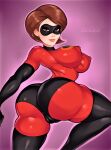  ass bodysuit boots breasts cameltoe disney erect_nipples helen_parr mask the_incredibles thighs 