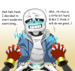  2010s 2017 2d 2d_(artwork) animated_skeleton blue_blush blush bottom_on_top bottom_sans bottomless brother brother/brother brother_and_brother brother_penetrating_brother brothers comic_sans digital_media_(artwork) duo ectopenis english_text fontcest gloves gradient_background holding_hands hoodie incest interlocked_fingers intertwined_fingers looking_at_viewer male male_focus male_only male_penetrating male_pov mmmemmo onomatopoeia orange_penis papyrus papyrus_(undertale) papysans partial_male penetrating_pov penetration penetrator_pov penis pov power_bottom red_gloves sans sans_(undertale) seme_papyrus sex skeleton solo_focus text top_papyrus tumblr uke_sans undead undertale undertale_(series) unseen_male unseen_male_face video_game_character video_games yaoi yellow_background 