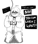 animated_skeleton bottom_sans bound_wrists collar collar_and_leash ectopenis english_text fontcest incest kneel leash leash_and_collar male malesub maximum-overboner orgasm_denial papyrus papyrus_(undertale) papysans penis sans sans_(undertale) seme_papyrus skeleton submissive_male text text_bubble top_papyrus uke_sans undead undertale undertale_(series) unseen_character