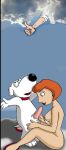 breasts brian_griffin cheating_wife dog_penis family_guy god_(family_guy) imminent_fellatio imminent_sex lois_griffin nude_female