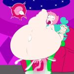  cumflation hyper_belly pearl sound_only spinel spinel_green steven_universe tagme webm 