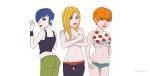 3_girls ass breasts ed,_edd,_&#039;n&#039;_eddy female_only kanker_sisters lee_kanker marie_kanker may_kanker short topless
