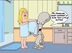  alien american_dad bathroom francine_smith nude_female roger_(american_dad) 