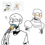 1:1 1:1_aspect_ratio 2020 2020s 2boys 2d 2d_(artwork) ? animated_skeleton anonymous_artist blush brother brother/brother brother_and_brother brothers clothed clothing digital_media_(artwork) duo eating_food eating_popsicle english_text fontcest food implied_incest looking_at_another lowest-of-dirt lowest_of_dirt male male/male male_only monster orange_blush orange_popsicle papyrus papyrus_(undertale) papysans partially_colored popsicle reference_image saliva sans sans_(undertale) skeleton spoken_question_mark suggestive suggestive_food text tumblr undead undertale undertale_(series) upper_body video_game_character video_games white_background yaoi