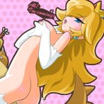  1girl aoba_(aunana) ass blonde_hair blue_eyes blush bowser breasts cowgirl_position crown drooling dutch_angle earrings elbow_gloves english girl_on_top gloves hetero jewelry lipstick long_hair makeup mario_(series) nintendo nipples nude open_mouth princess_peach pussy_juice saliva sex straddle straddling super_mario_bros. sweat text thighhighs vaginal 