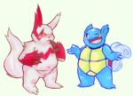  full_body pokemon tagme wartortle zangoose 