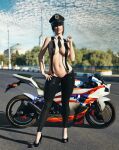  breasts motorcycle police_officer psyco75 