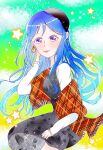 1girl blue_hair female_focus high_res long_hair love_live! love_live!_sunshine!! matsuura_kanan