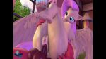  3d 3d_animation animated big_macintosh big_macintosh_(mlp) fluttershy fluttershy_(mlp) friendship_is_magic furry hasbro hooves-art mp4 my_little_pony video 