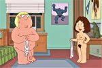  breasts chris_griffin erect_nipples family_guy huge_penis meg_griffin nude pubic_hair pussy thighs 