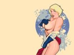  breasts dc dc_comics justice_league nude power_girl red_lipstick superhero uniform 