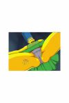  marge_simpson tagme tapped_out the_simpsons upskirt vandom yellow_skin 