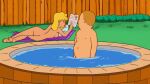  ass blonde bobby_hill gif guido_l hot_tub king_of_the_hill luanne_platter mother_&amp;_son nude_female outside peggy_hill reading surprised water wet 