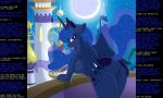 alicorn anthro ass big_breasts bottomless breasts caption_only femdom furry hair hwd171_(manipper) hypnotic_ass long_hair malesub manip multicolored_hair my_little_pony nude pov princess_luna text tongue tongue_out topless western whitmaverick