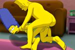  bart_simpson incest marge_simpson mom_son mother&#039;s_duty mother_and_son tagme the_simpsons yellow_skin 