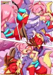 amy&#039;s_secret amy_rose archie_comics bbmbbf comic double_strap-on fiona_fox mobius_unleashed nic_the_weasel nicolette_the_weasel palcomix sega sex sonic sonic_(series) sonic_the_hedgehog_(series) strap-on yuri