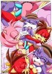 amy&#039;s_secret amy_rose archie_comics bbmbbf comic double_strap-on fiona_fox mobius_unleashed nic_the_weasel nicolette_the_weasel palcomix sega sex sonic sonic_(series) sonic_the_hedgehog_(series) strap-on text yuri