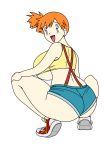  ass blue_eyes breasts cami huge_breasts kasumi_(pokemon) looking_back misty orange_hair pokemon toshiso_(artist) 