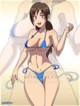  1girl bikini blowup_background digimon digimon_adventure female_only layerth side-tie_bikini solo_female yuuko_kamiya zoom_layer 