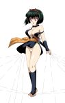  1girl breasts hairless_pussy inuyasha nipples pussy solo sword weapon yura_of_the_hair 