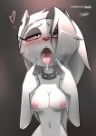  ahe_gao anthro blush breasts furry helluva_boss jizoku loona_(vivzmind) nude open_mouth tongue tongue_out 