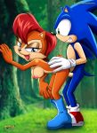 archie_comics bbmbbf doggy_position furry mobius_unleashed palcomix red_hair sally_acorn sega sonic_(series) sonic_the_hedgehog sonic_the_hedgehog_(series)